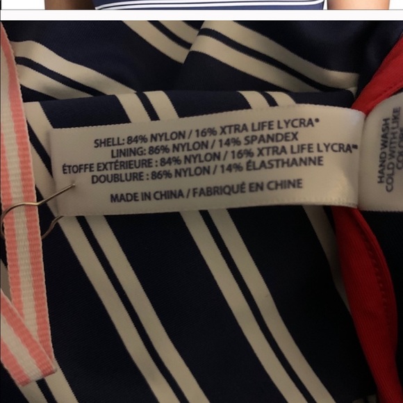 NWT Vineyard Vines Edgartown Stripe Swimsuit - Picture 6 of 6